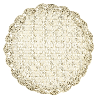 Individual Redondo de Fibra 15"