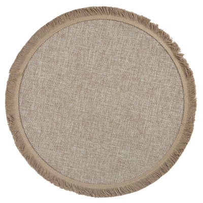 Individual Natalie Plástico Redondo 15 Pulgadas