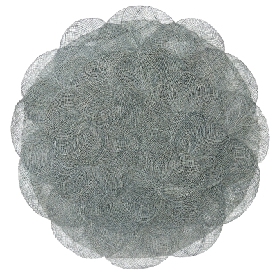 Individual Ivanna de Fibra Redondo 15 Pulgadas