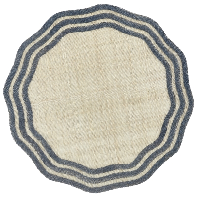 Individual Sonya de Fibra Redondo 15 Pulgadas