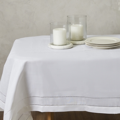 Mantel Kaia Rectangular Blanco