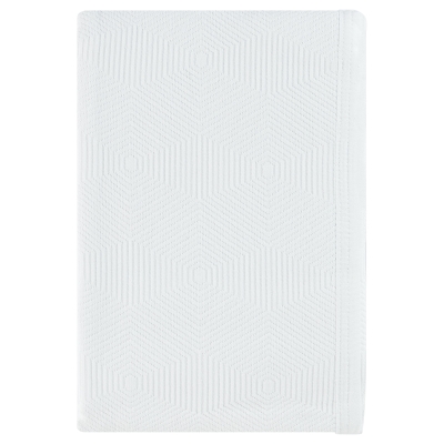 Set de Cubrecama Luzia de Algodón Blanco 3 Piezas