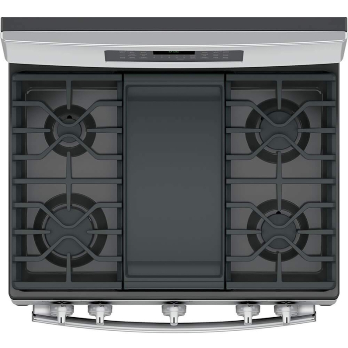 estufa de gas de doble horno ge