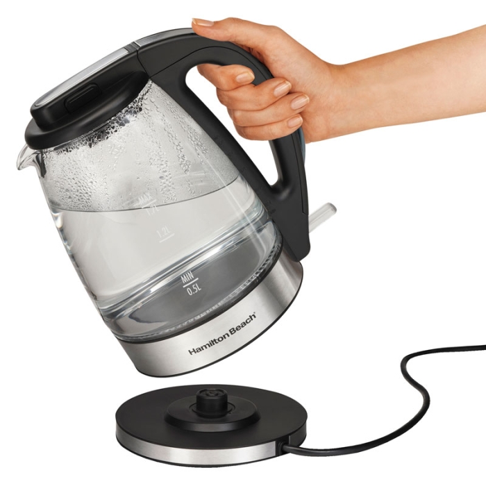 Tetera Hamilton Beach Electrica De Vidrio 40864