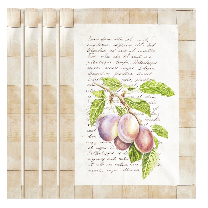 Juego De Toallas De Cocina Frutas Piezas