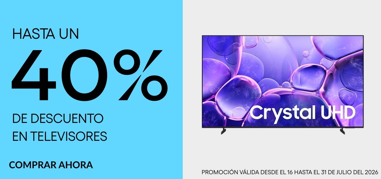 HASTA -30% DE DESCUENTO EN TELEVISORES